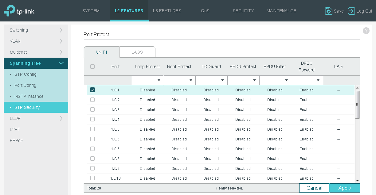 Оптический коммутатор TP-Link T2600G-28SQ для сервис-провайдеров: подробный обзор  - 9